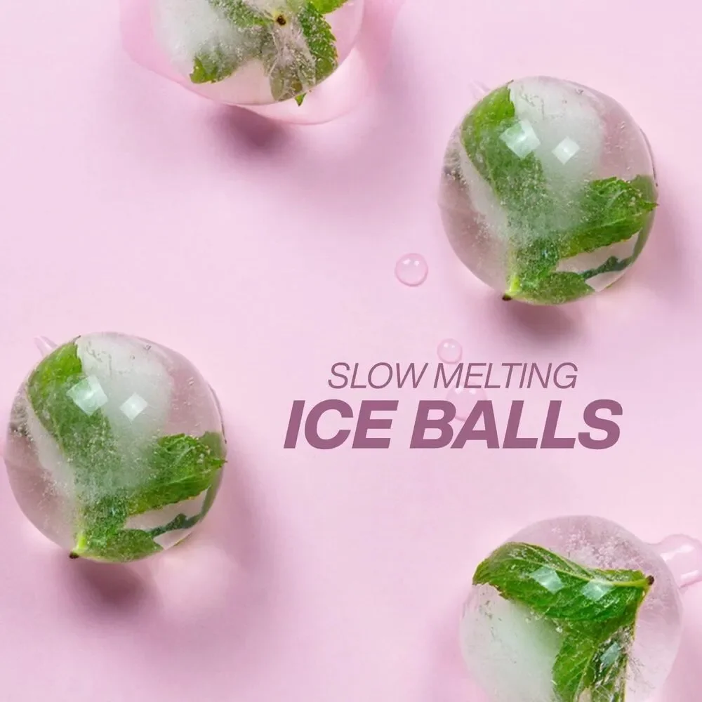Housewares Solutions Froz Ice Ball Maker – Novelty Food-Grade Silicone Ice Mold